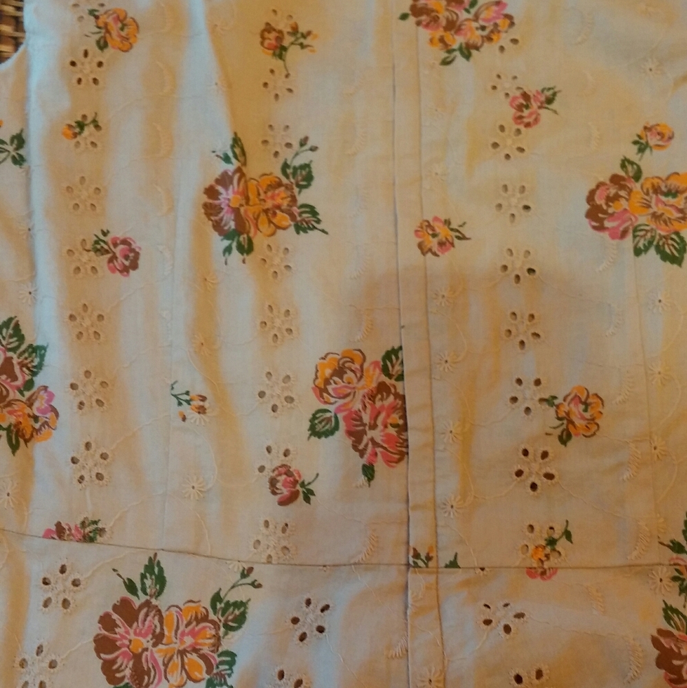 Gifted BOHO floral midi dress peach, with Free scarf and belt - Picture 3 of 10